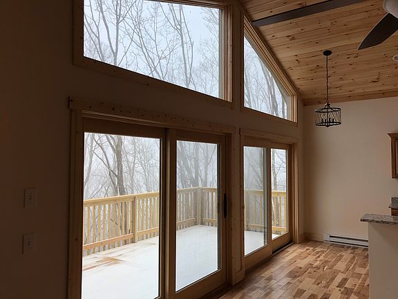Doors to spacious deck.