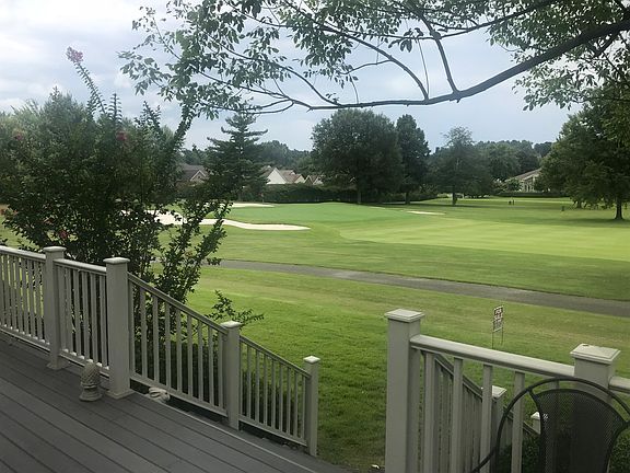 View of 8th green from deck