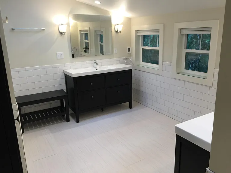 Master Bath one of two vanities
