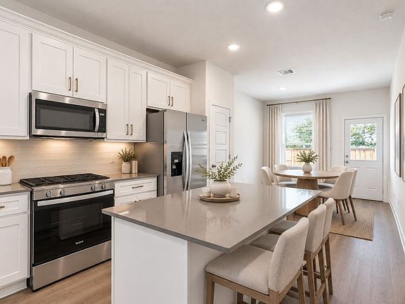 Kitchen Open to the Dining Area