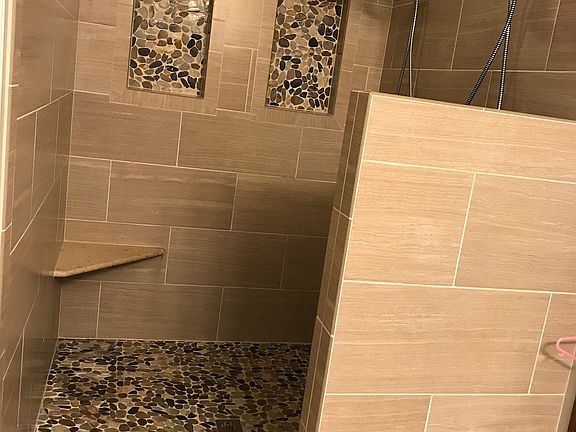 Master shower