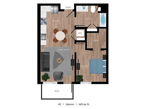 Floor plan A3 Uptown