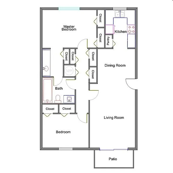 Floor plan Floorplan B1