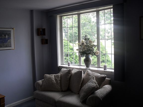 Living room bay window