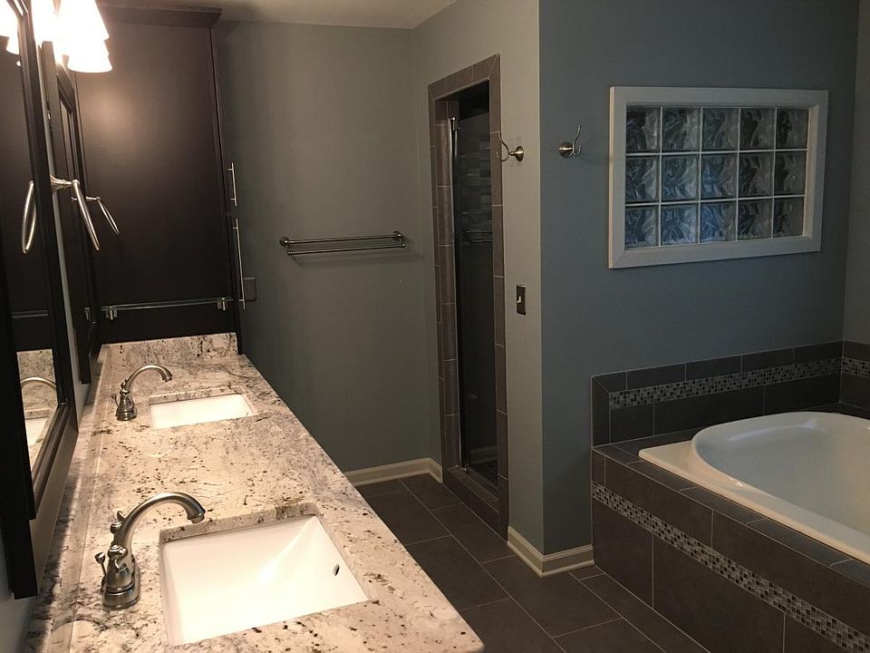 Upstairs master bathroom