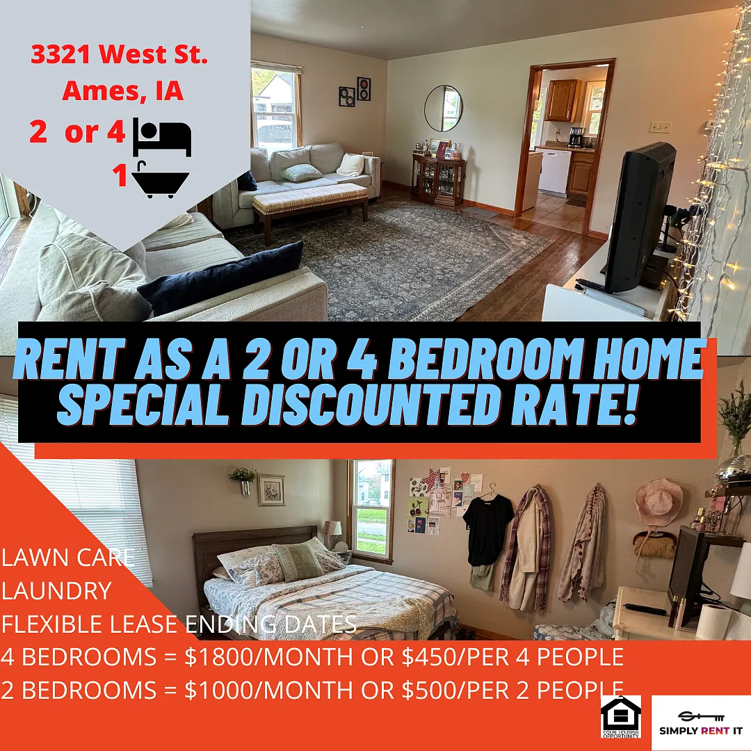 1 Home! 3 Rental Options | On Campus | Budget Friendly — Photo 1