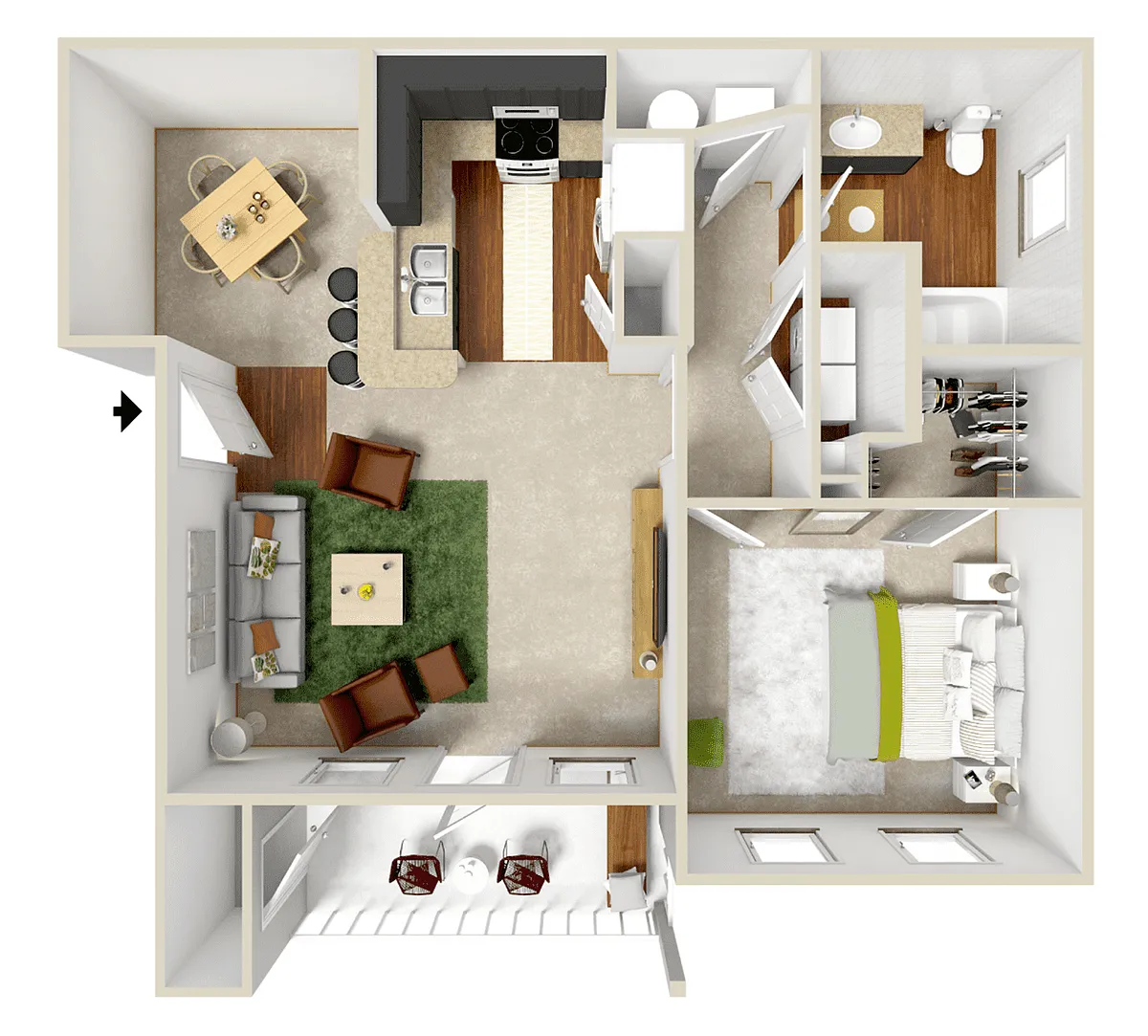 Floor plan Chipley