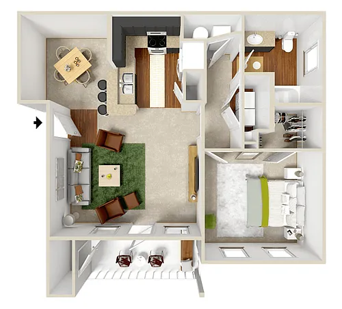 Floor plan Chipley