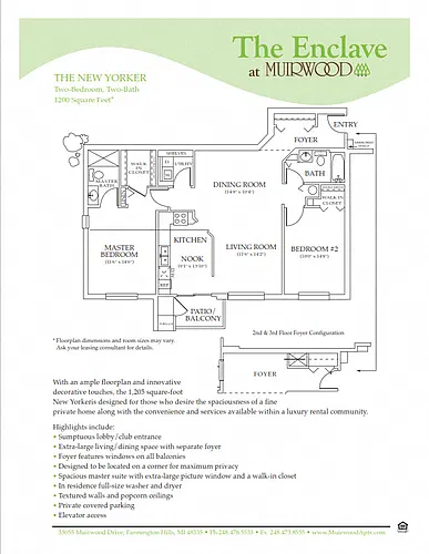Floor plan The New Yorker