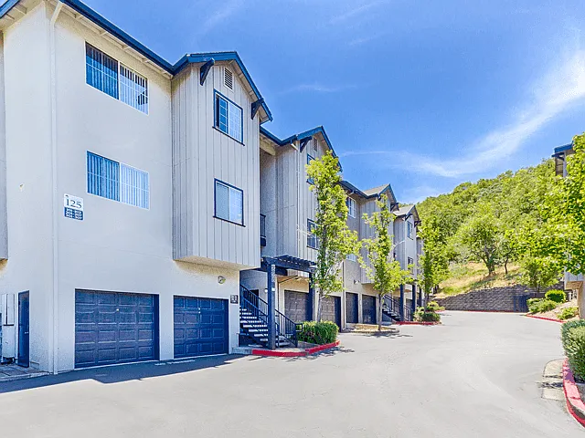 Private garages at Crooked Oak at Loma Verde Preserve, Novato, 94949