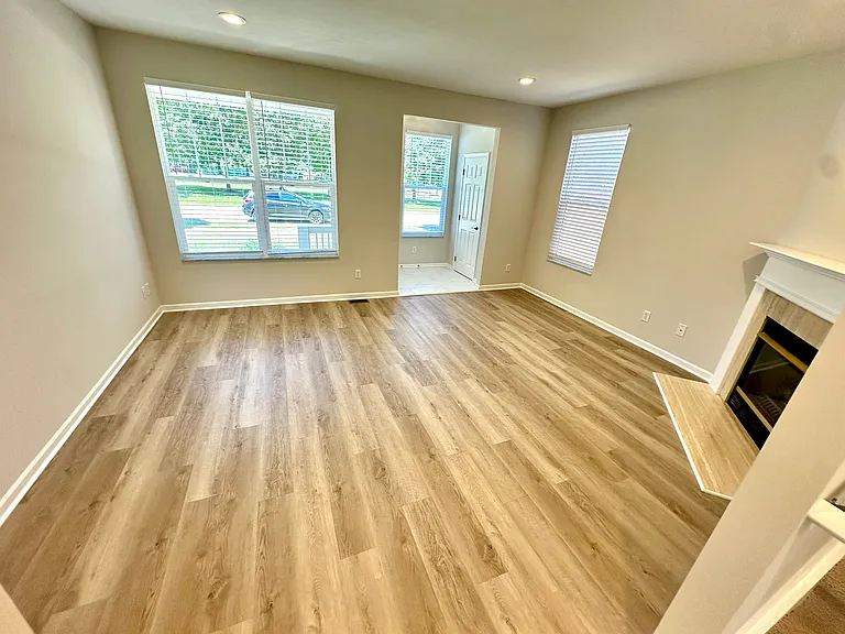 Living Room & Fireplace