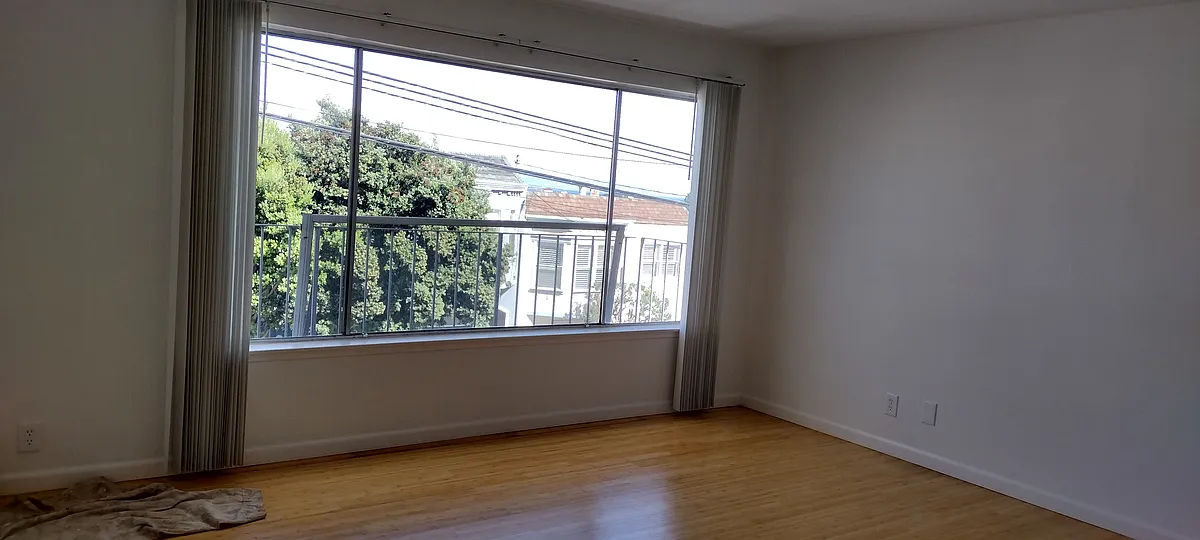 Living room wood floors - 360 Hamilton St