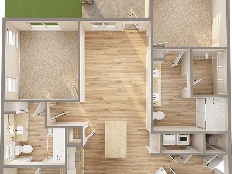 Explore this stylish two-bedroom apartment with generous living space and abundant natural light. Explore this stylish two-bedroom apartment with generous living space and abundant natural light.
