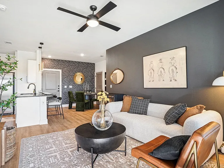 Living Room & Dining Area
