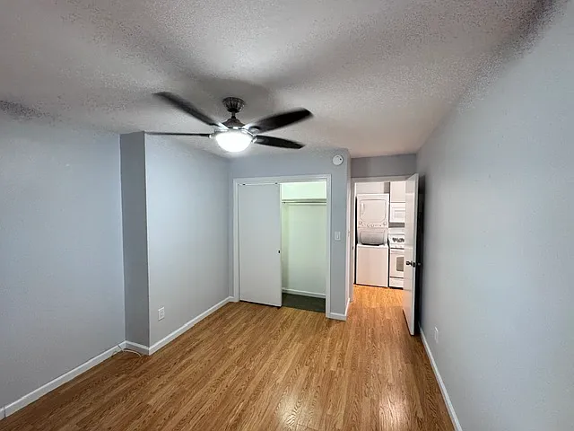 Large closet in bedroom