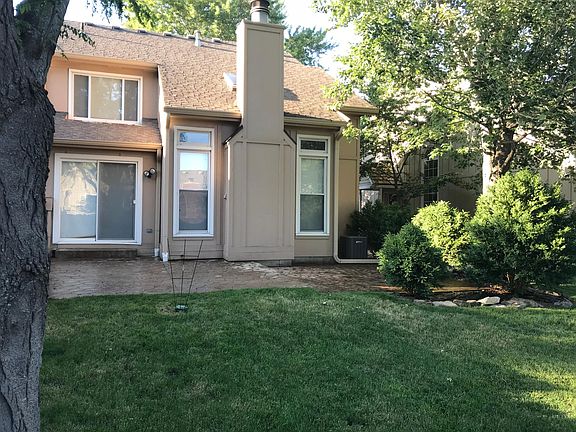 Stamped concrete patio, back yard.