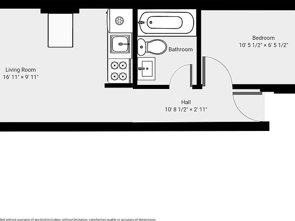 2nd image of 433 W 45th St APT 1A