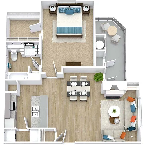 Floor plan The River Birch