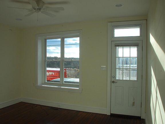 Living room with view of Manayunk