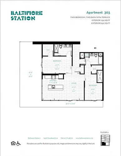 Floor plan 303