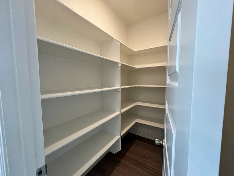 Large walk-in pantry is a cooks dream.
