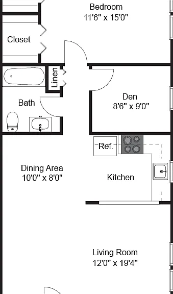 One Bedroom Upper One Bedroom Upper