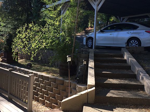 Walkway from Carport
