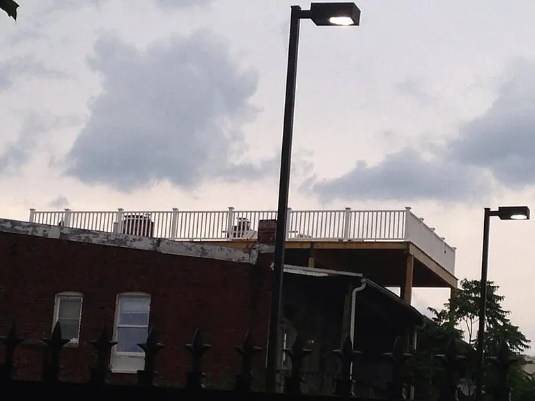 Rooftop Deck view from 14th street