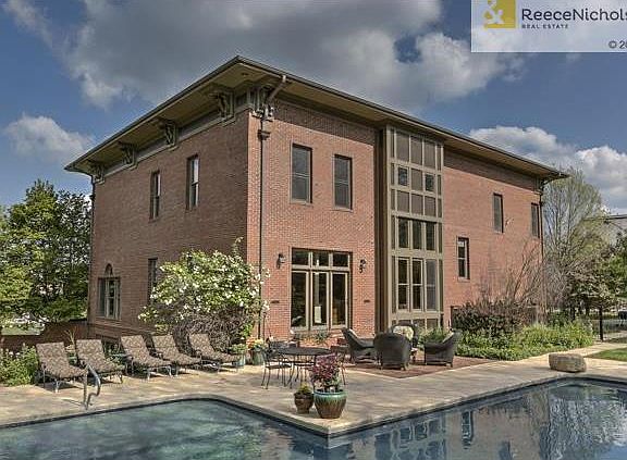 Back view of home and pool.