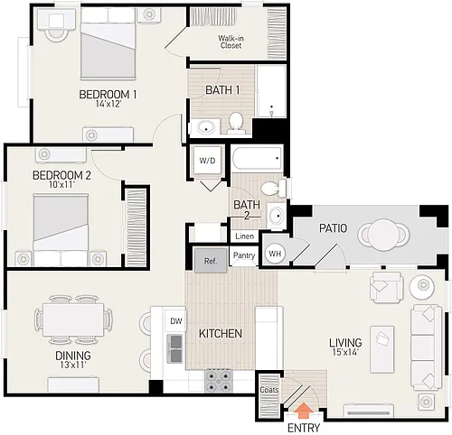 Floor plan Plan I