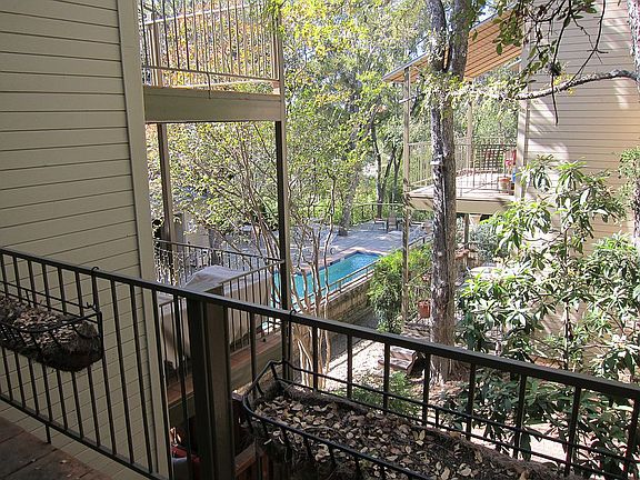 pool view from balcony