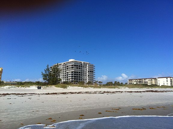 condo building from beach