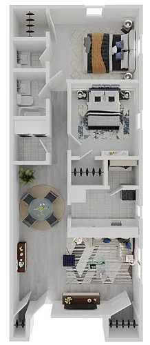 Floor plan Two Bedroom