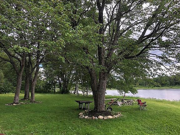 established fire pit area