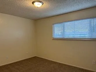 Master bedroom with fresh paint