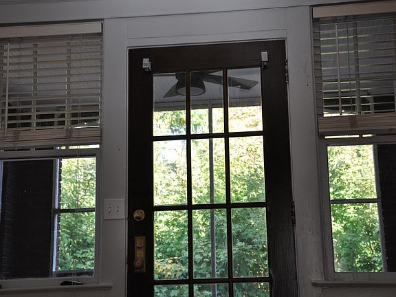 The front door exits onto the front porch.