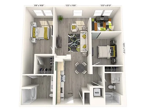 Floor plan B7-FinishI