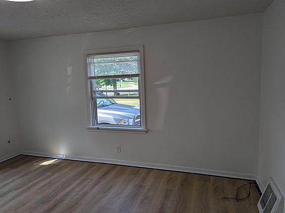 Living room with new carpeting