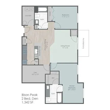 Floor plan Bison Peak