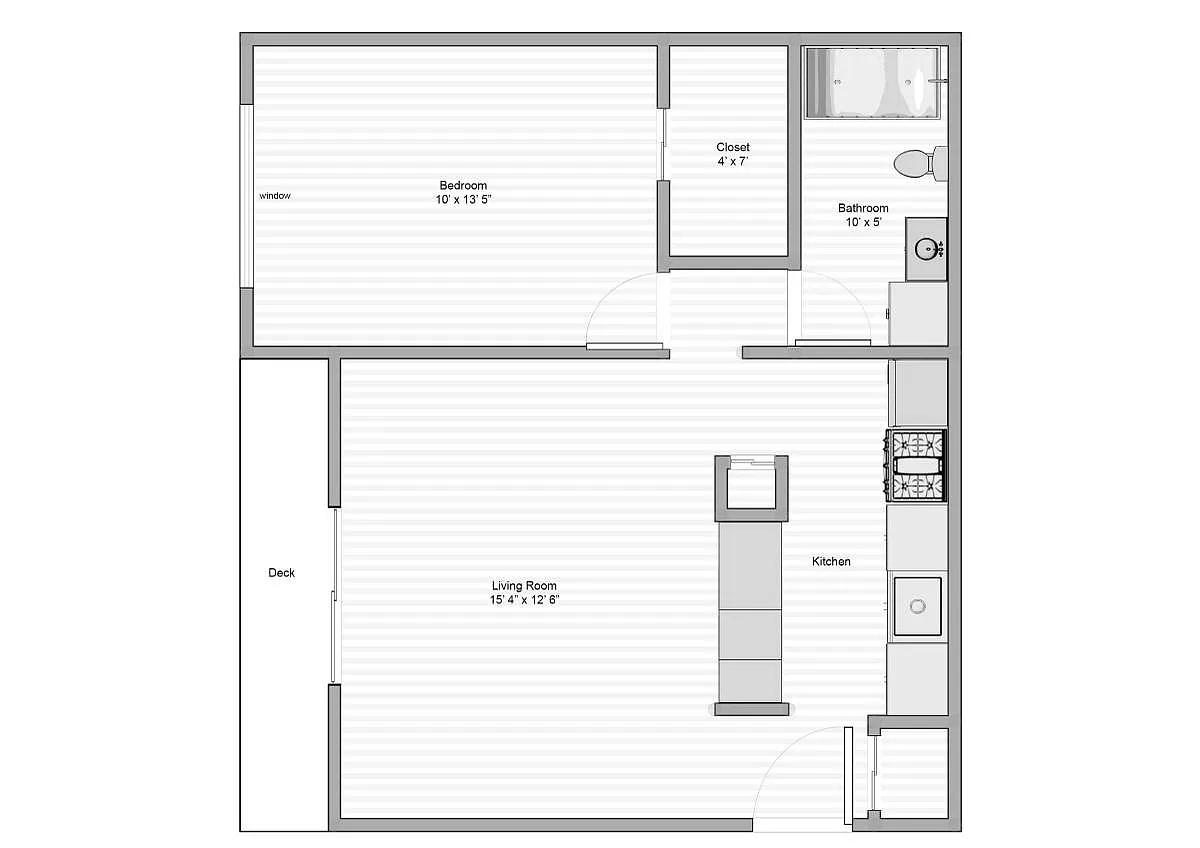 Floor plan One Bedroom
