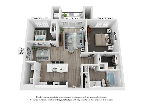 Floor plan B1