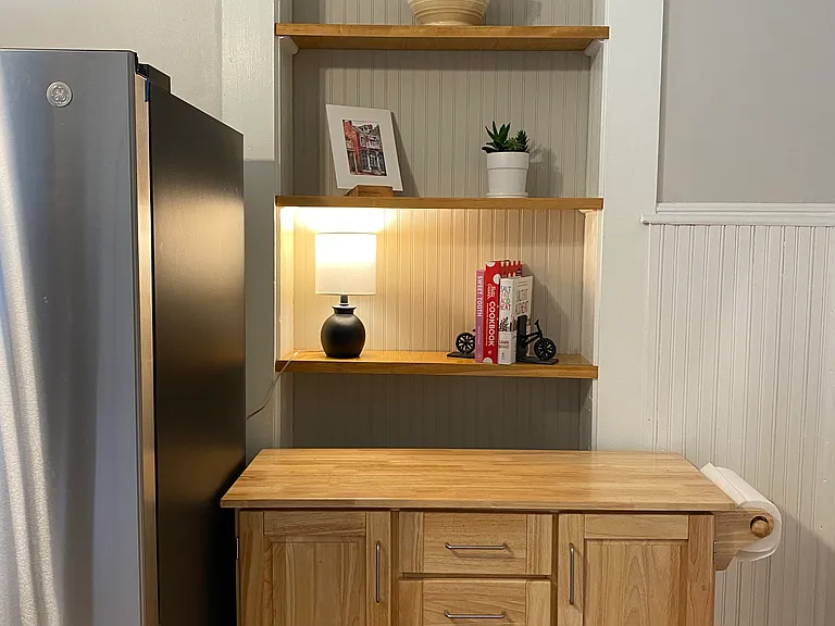 Storage and moveable cart.