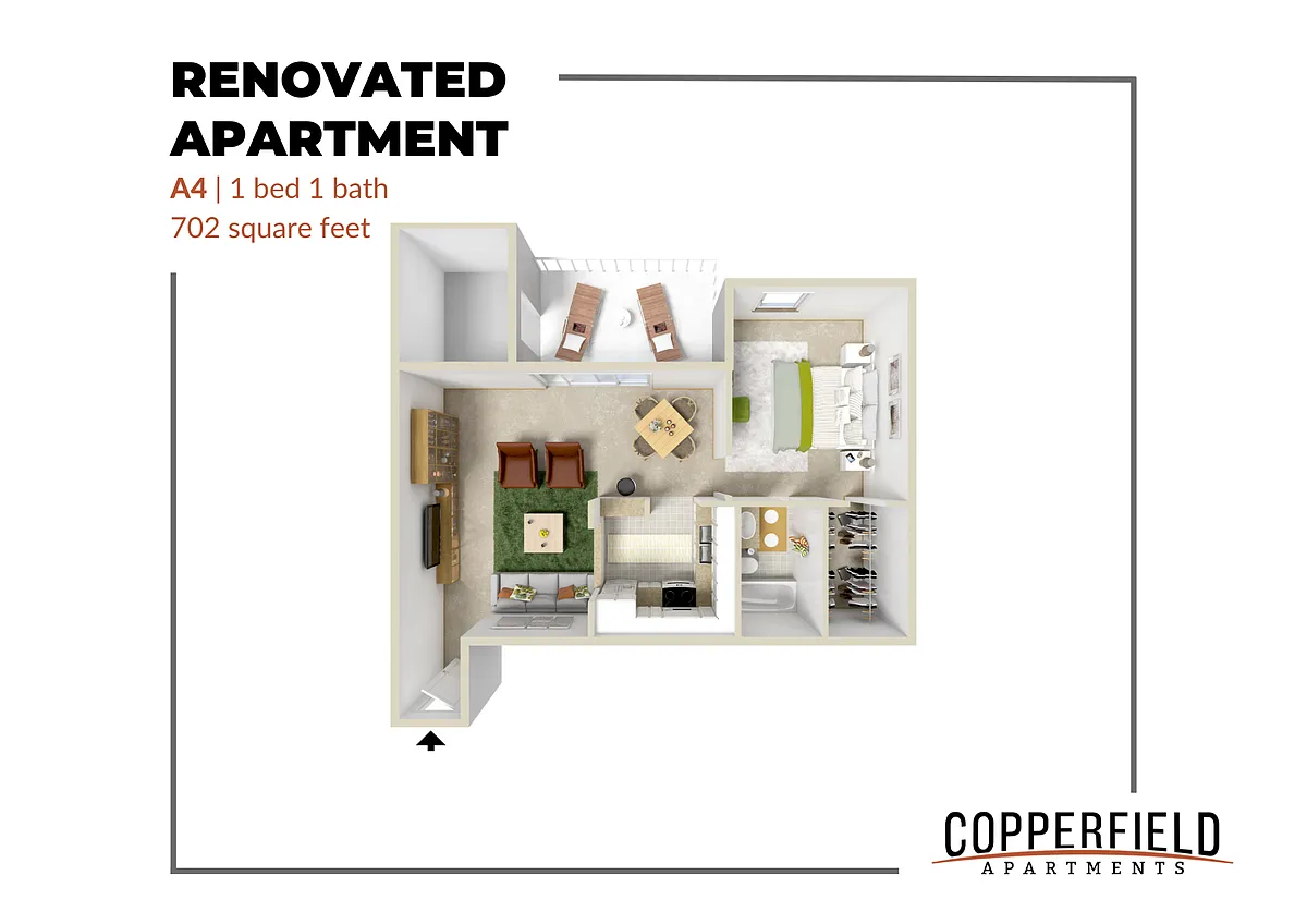 Floor plan A4 Renovated