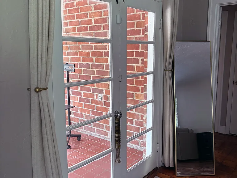 French doors to Florida room