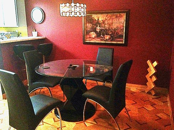 Dining Area w/ custom floors