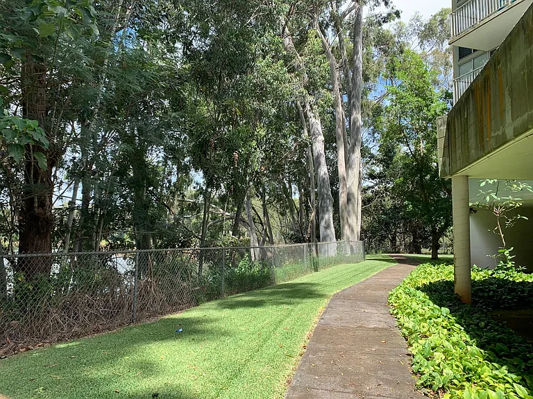 Walkway to the pool