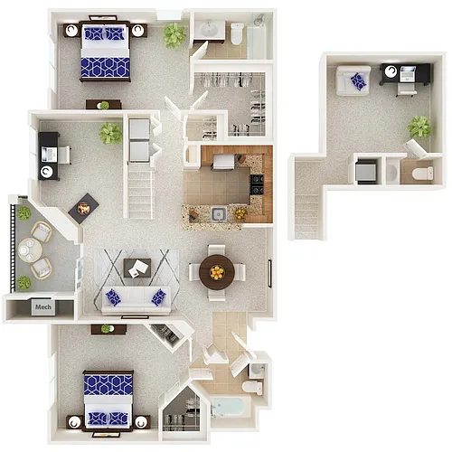 Floor plan The Montgomery