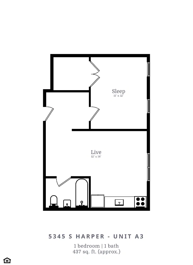 Floor plan Studio (A3)