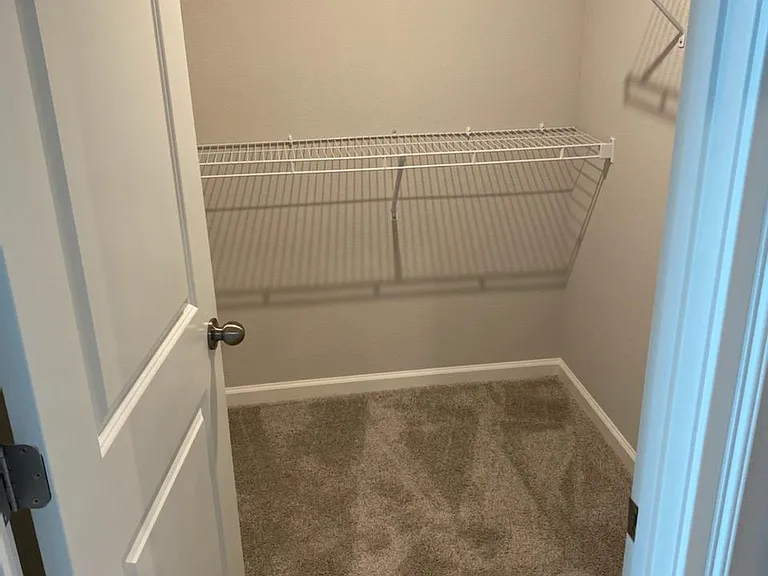 His walkin closet