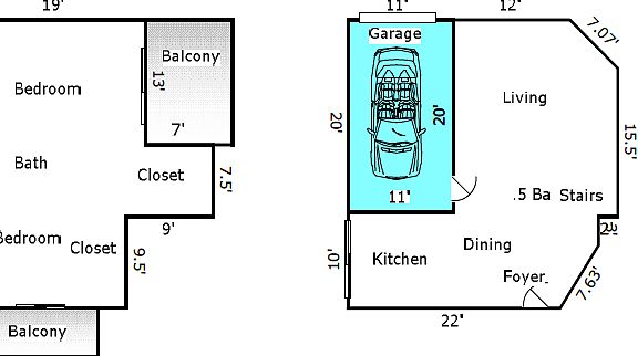 Front Unit Floorplan